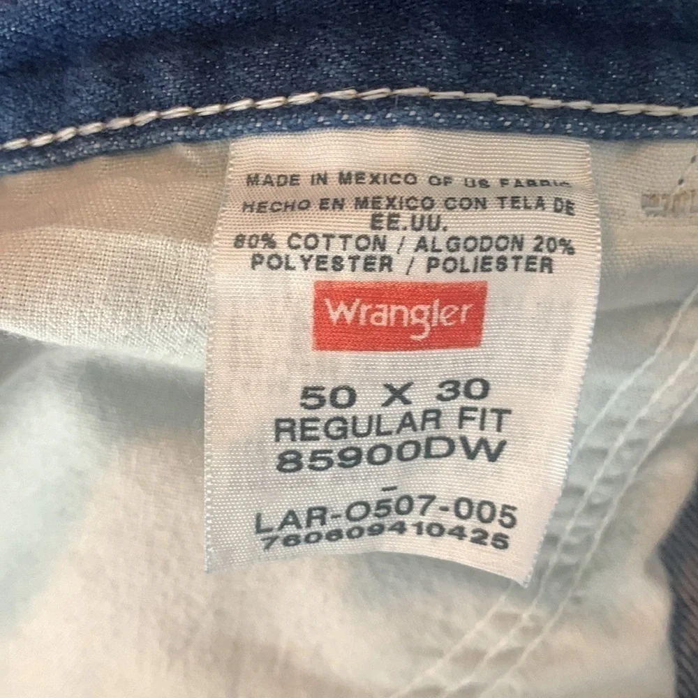 Men’s Wrangler Jeans Men’s Size 50x30